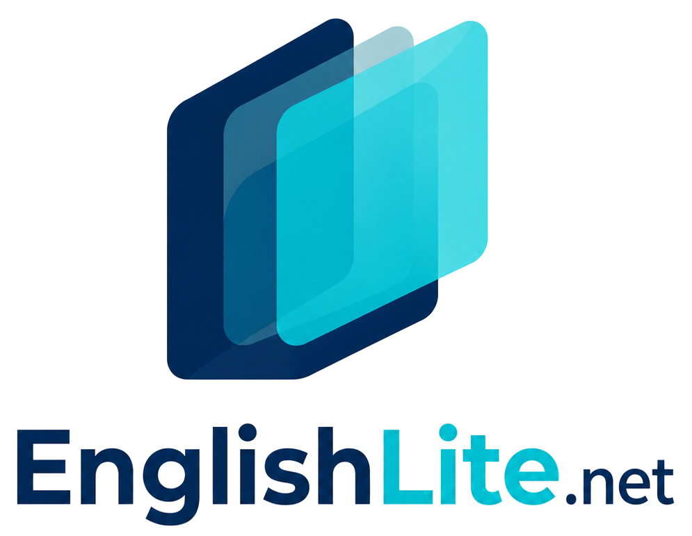 logo englishlite.net site ismi altta